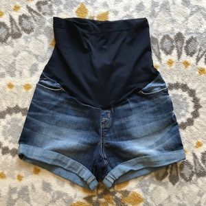 Denim Maternity Shorts